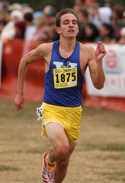 2009 CIF XC Boys D2-092.JPG - 2009 California CIF Cross Country Championships, Woodward Park, Fresno, California